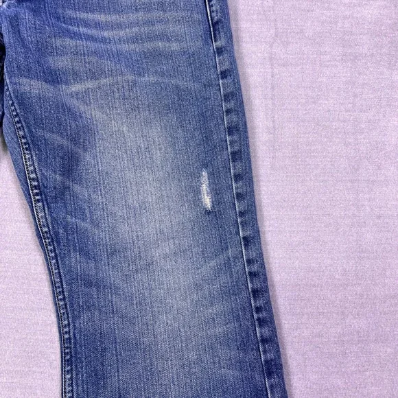 American Eagle Outfitters Mens Bootcut Jeans Medium Wash 34x34 Blue Denim - Picture 11 of 16